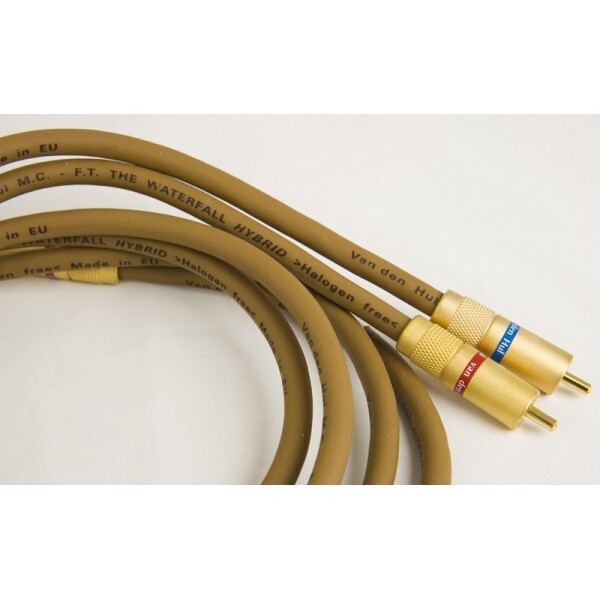 Кабель межблочный аудио Van Den Hul WATERFALL Hybrid pair RCA 1.5m артикул 144164Si-1