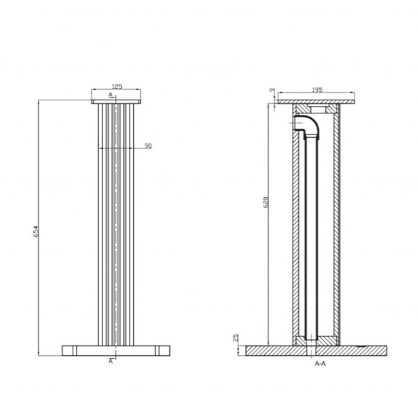 Стойки под акустику System Audio FS4 Black артикул 119196Si-1 фото 4