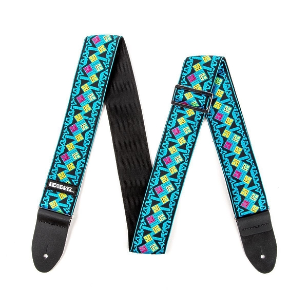 Ремень для гитары Dunlop JH14 Hendrix In Maui Blue Diamonds артикул 279699Si-1
