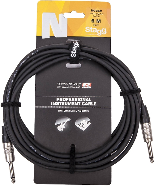 Гитарный кабель Stagg NGC6R артикул 265927Si-1
