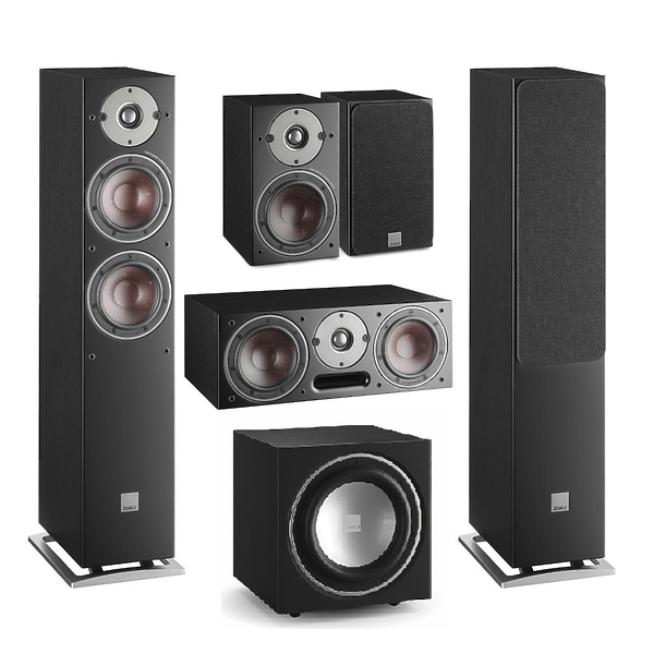 Комплект акустики Dali Oberon 7 5.1 black ash артикул 204109Si-1