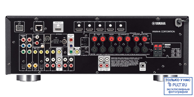 AV Ресивер Yamaha HTR-6064 black артикул 380281FV-1 фото 3