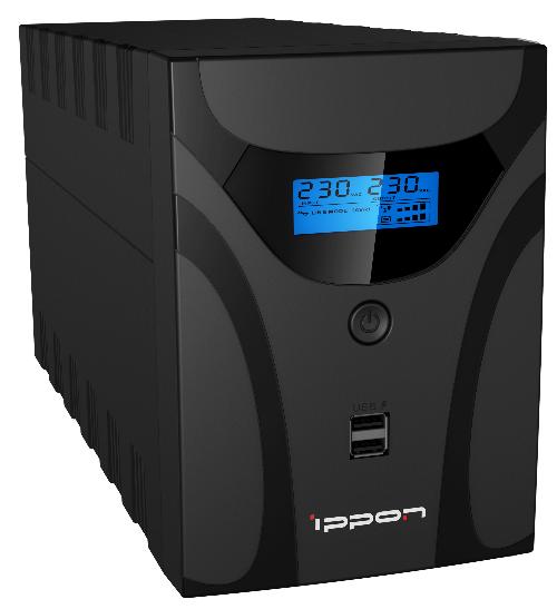 Блок бесперебойного питания Ippon Smart Power Pro II 1200 Black артикул 268218Si-1