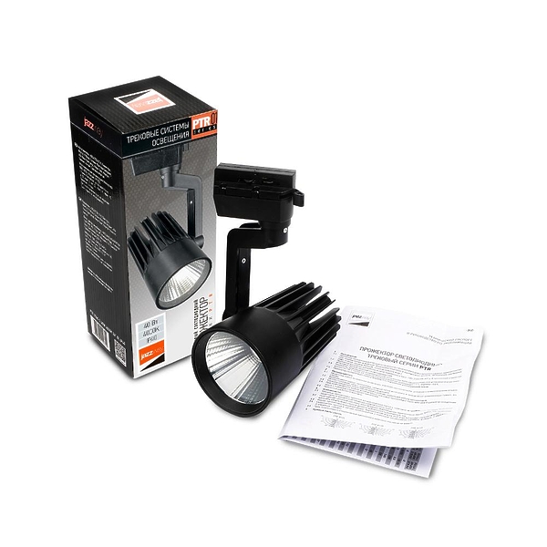 Светильник трековый JazzWay PTR 0140-2 40Вт BL артикул 281824Si-1 фото 4