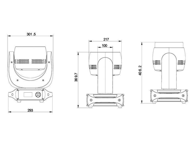 Поворотная голова Silver Star SS646XSE PLUTO2000XE артикул 218349Si-1 фото 4