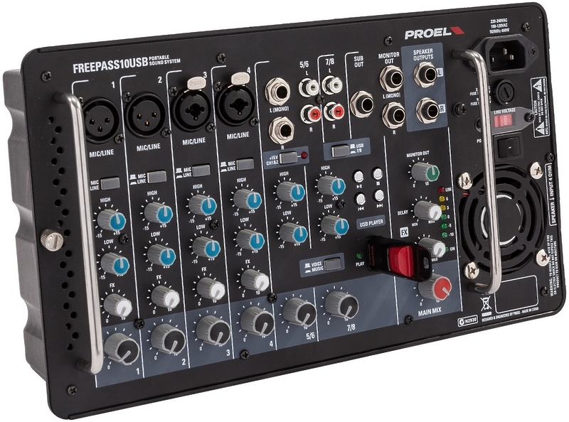 Готовое решение Proel FREEPASS10USB артикул 163180Si-1 фото 4