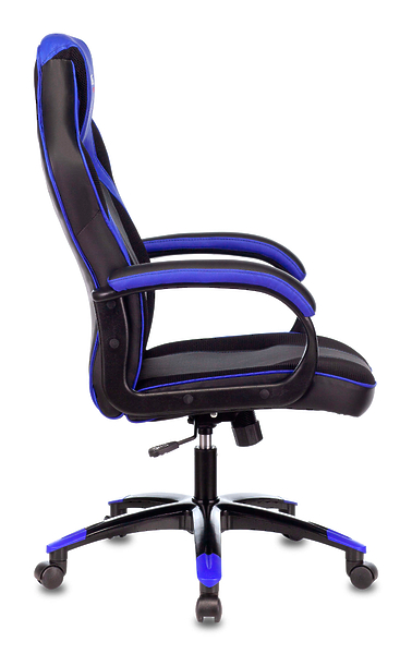 Кресло Zombie VIKING 2 AERO BLUE (Game chair VIKING 2 AERO black/blue textile/eco.leather cross plastic) артикул 263398Si-1 фото 4