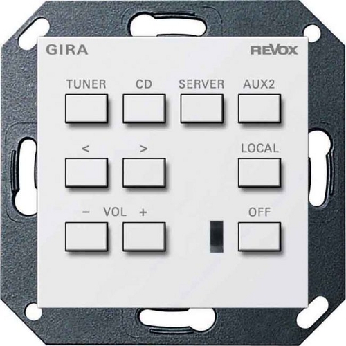 Настенная панель управления Revox M218 GIRA System 55 (матовый белый) артикул 104058FV-1