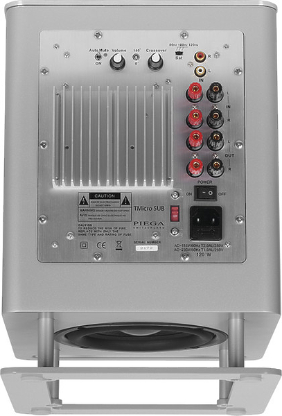 Сабвуфер Piega Tmicro Sub W matt white laquer/matt white laquer артикул 110770Si-1 фото 3