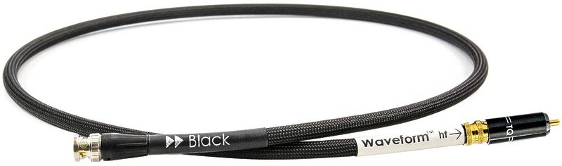 Межблочный цифровой кабель Tellurium Q Black Waveform hq Digital RCA/BNC, 1.0м артикул 254454Si-1