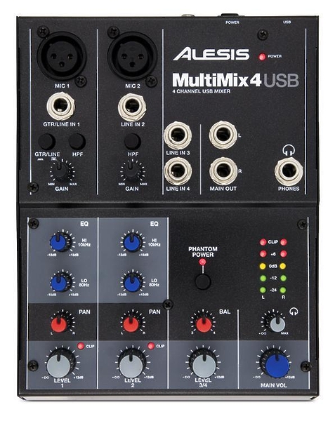Микшер Alesis MultiMix 4USB артикул 126934Si-1 фото 3