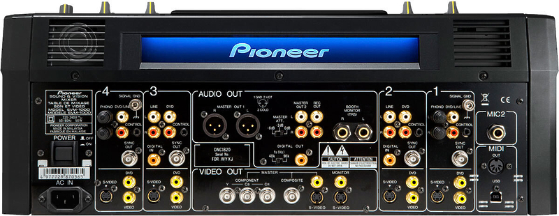 Микшер Pioneer SVM-1000 артикул 127074Si-1 фото 5
