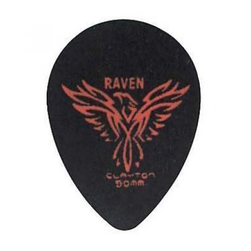 Медиаторы CLAYTON BST50/12 - 0.50 mm BLACK RAVEN уменьшенный 12 шт артикул 290691Si-1