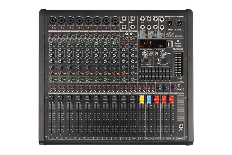 Микшерный пульт SVS Audiotechnik PM-12A артикул 282459Si-1