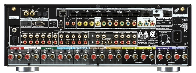 AV ресивер Marantz SR 6012 black артикул 166021Si-1 фото 4