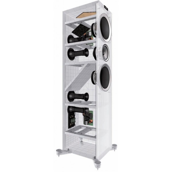 Напольная акустика KEF R700 white gloss (пара) артикул 400606FV-1 фото 3