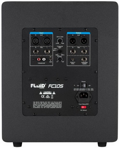Студийный сабвуфер Fluid Audio FC10S артикул 257510Si-1 фото 4