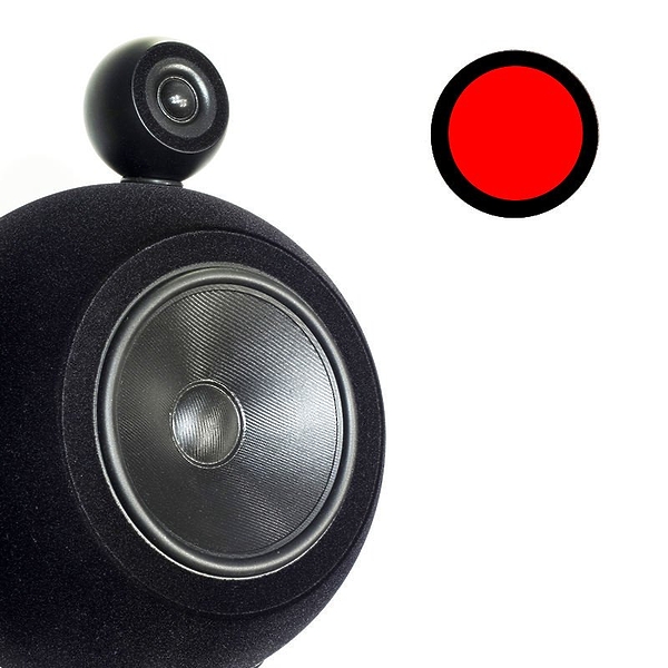 Напольная акустика Deluxe Acoustics Sound Flowers DAF-350 black-red артикул 163882Si-1