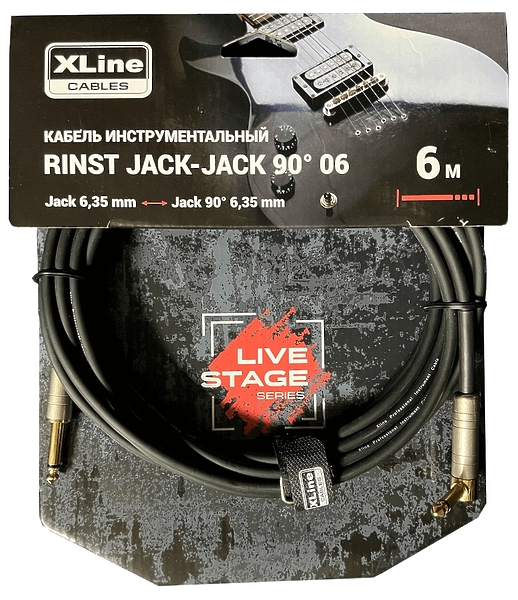 Кабель инструментальный Xline Cables RINST JACK-JACK 9006 артикул 282523Si-1