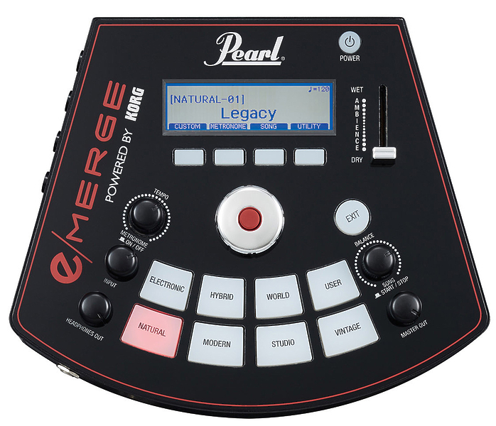 Электронная ударная установка Pearl E/MERGE HYBRID (EM-53HB) (EM-EDP/A, EM-EDP/B, EM-HWP, EM-EBP) артикул 252903Si-1 фото 4