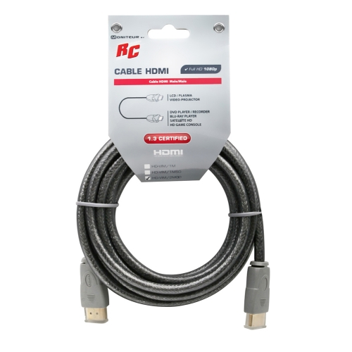 Кабель межблочный видео Real Cable HD-VIM 2.0m артикул 115548FV-1