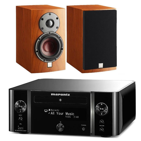 Стереокомплект Marantz M-CR611 black + Dali Menuet Cherry артикул 135110Si-1