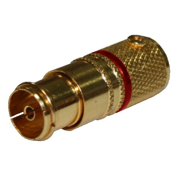 Антенный разъем Black Rhodium TV Line socket red артикул 196667Si-1