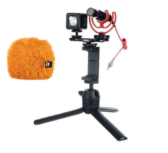 Набор влоггера Rode Vlogger Kit Universal разноцветное лето ORANGE комплект Vlogger kit c оранжевой меховой ветрозащитой артикул 273543Si-1