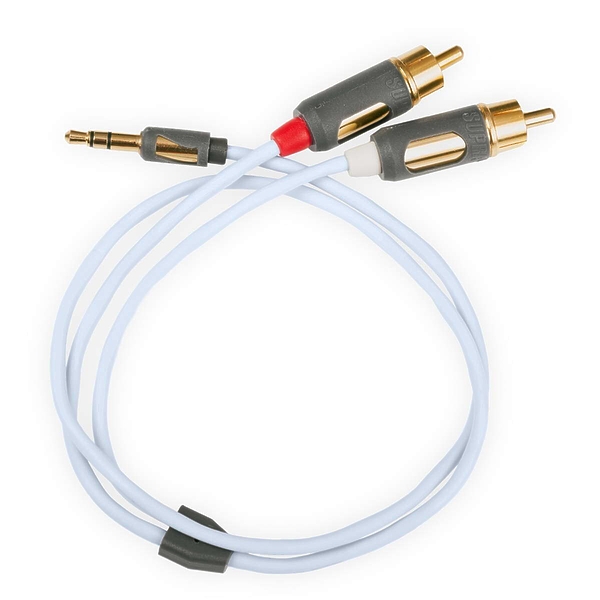 Кабель межблочный аудио Supra MP-Cable MINI PLUG-2RCA, 0.5м артикул 241489Si-1