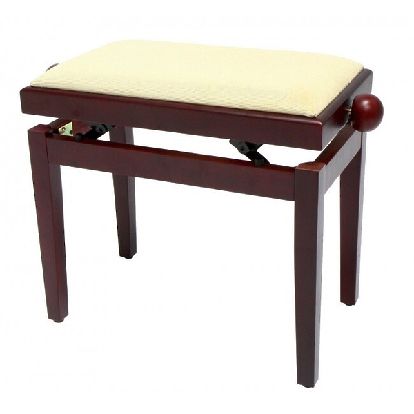 Банкетка FX Piano Bench Mahogany Matt Beige Seat артикул 233849Si-1