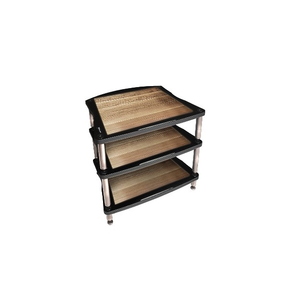 Стойка под Hi-Fi Bassocontinuo LYRA XL4 2.1 Walnut 240 mm (ножки серебро) артикул 273809Si-1