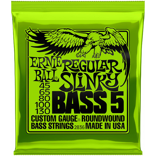 Струны для пятиструнной бас-гитары Ernie Ball 2836 Regular Slinky Nickel Wound Bass артикул 291163Si-1