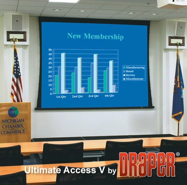 Draper Ultimate Access/V HDTV (3:4) 335/132 198x264 M130 артикул 269979SI-1 фото 5