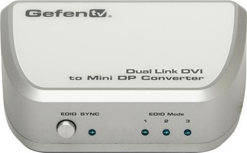 Конвертер Gefen GTV-DVIDL-2-MDP данные с PC или MAC, включая аудио, подключив его через интерфейс Mini DisplayPort артикул 352527SI-1