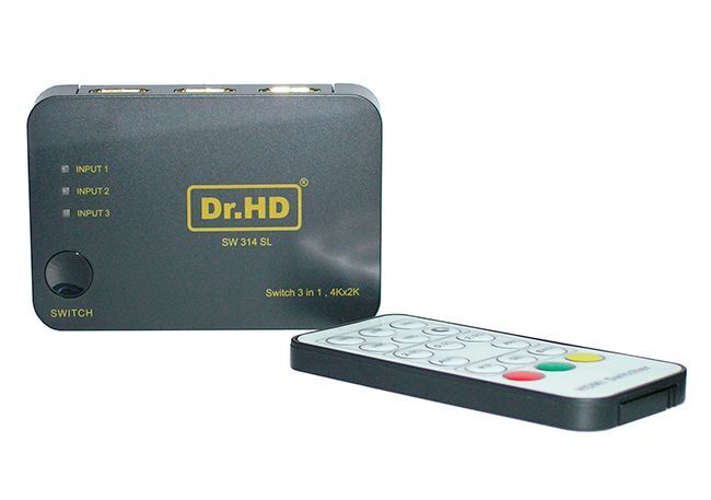 HDMI переключатель 3x1 / Dr.HD SW 314 SL артикул 143232Si-1