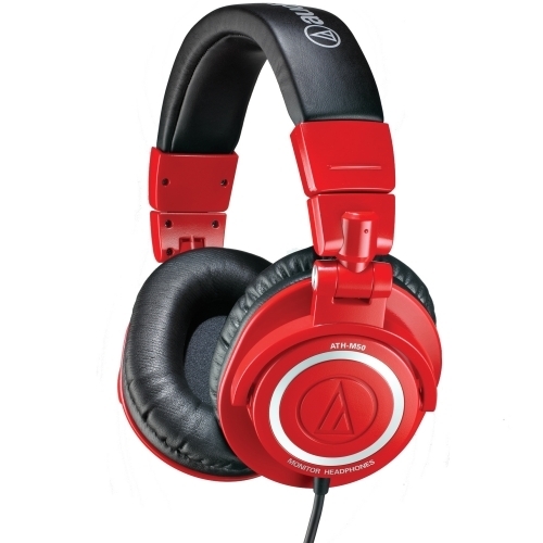 Наушники Audio Technica ATH-M50 red артикул 217761FV-1