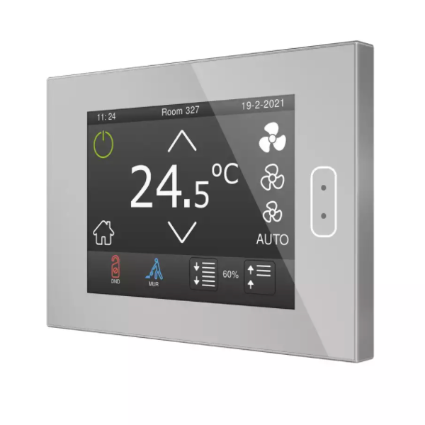 Сенсорная панель KNX Zennio Z40 серебро артикул 245166Si-1