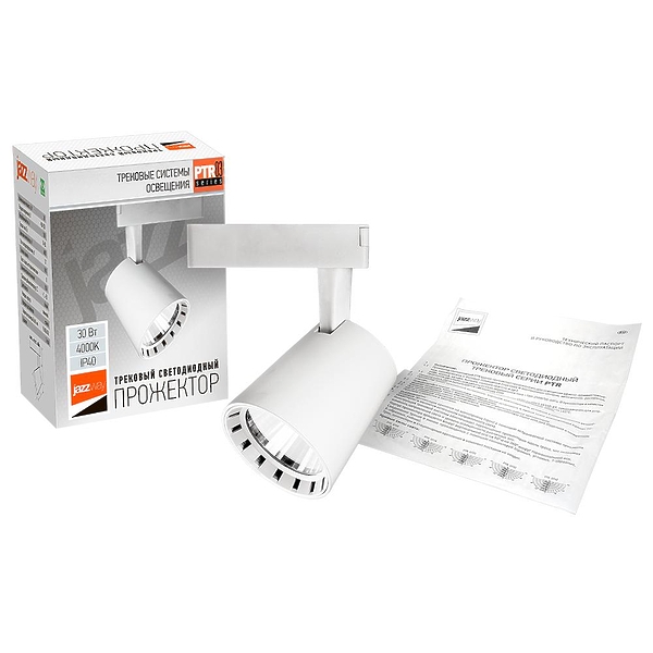 Светильник трековый JazzWay PTR 0330 30Вт WH артикул 281834Si-1 фото 3