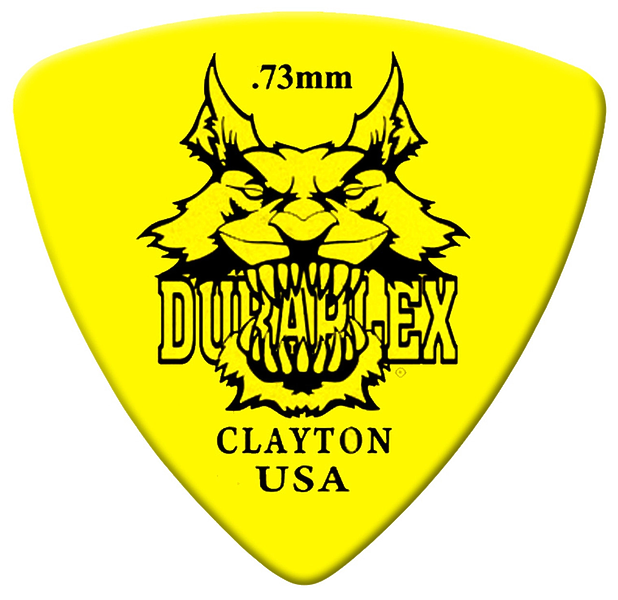 Медиаторы CLAYTON DXRT73/12 - 0.73 mm DELRIN широкие 12 шт артикул 290712Si-1