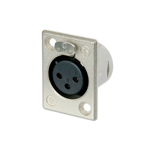 Разъем Neutrik NC3FP-1 артикул 283581Si-1