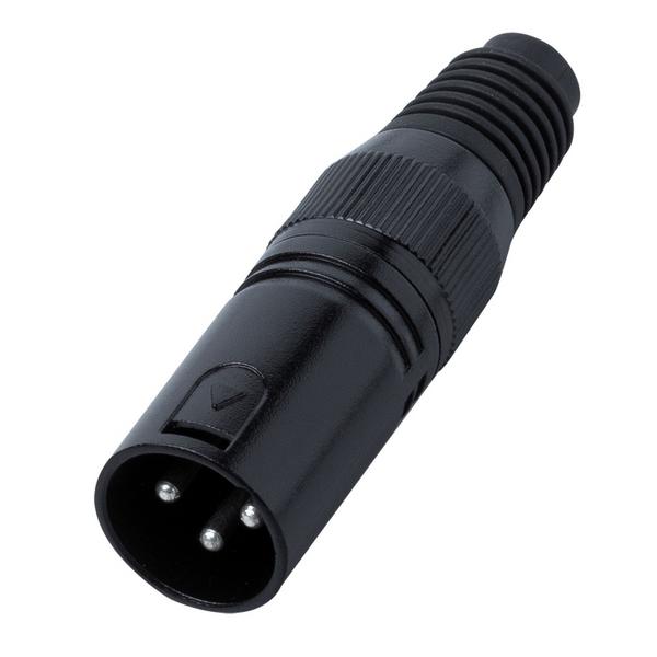 Разъем Bespeco XLR3MXN Black артикул 278987Si-1