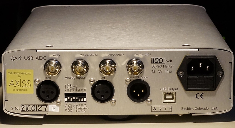 ЦАП Ayre QA-9 USB артикул 112982Si-1 фото 3