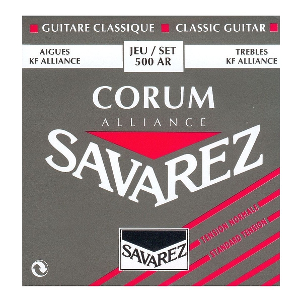 Струны для гитары Savarez 500AR  Corum Alliance Red артикул 279477Si-1