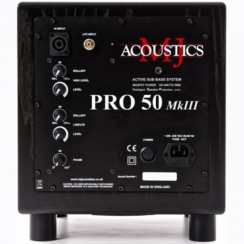 Сабвуфер MJ Acoustics Pro 50 Mk III cherry артикул 107973Si-1 фото 4