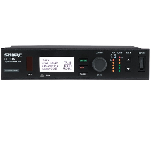 Shure ULXD4E K51 606 - 670 MHz артикул 107241Si-1
