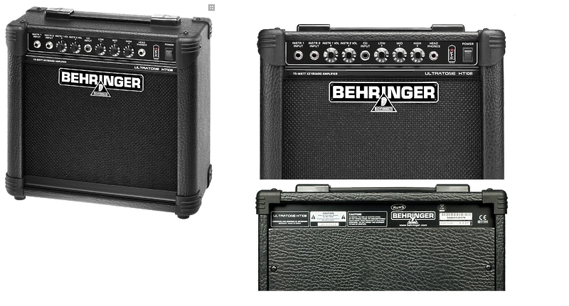 Комбо усилитель для клавиш Behringer KT108 артикул 121796Si-1 фото 5