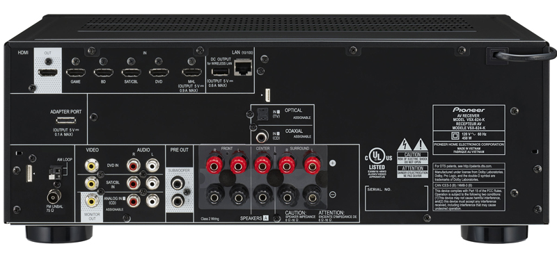 AV ресивер Pioneer VSX-824-K артикул 104567Si-1 фото 3