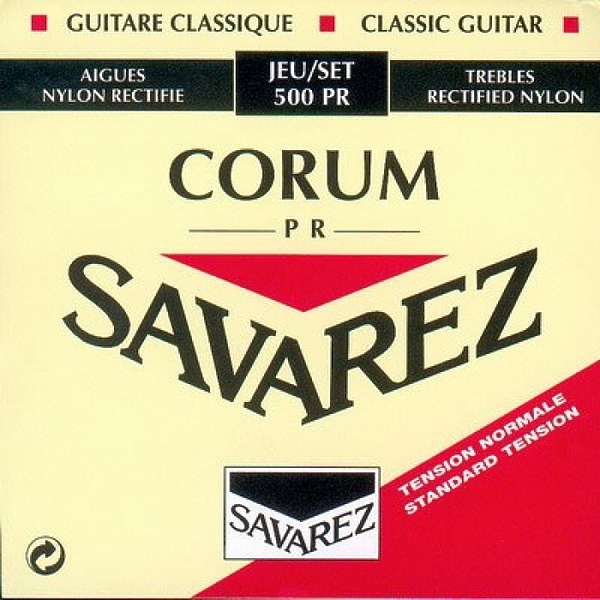 Струны для гитары Savarez 500PR  Corum Traditional Red артикул 279483Si-1
