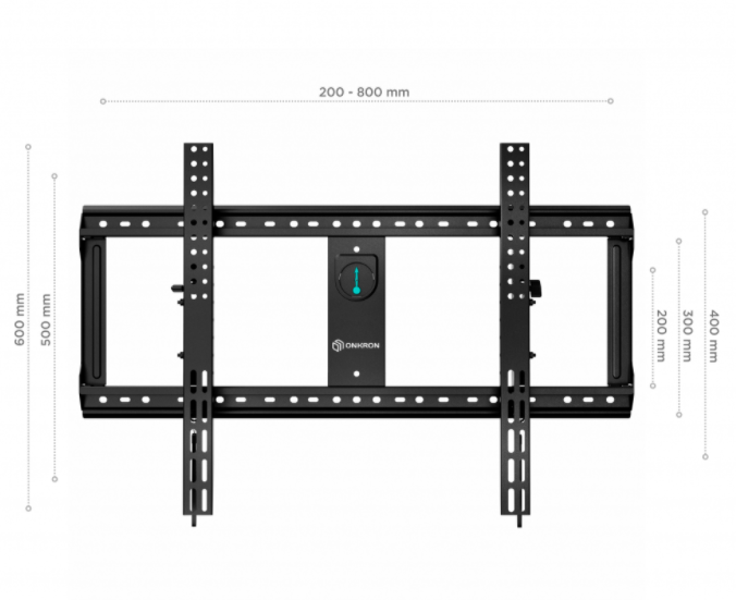 Кронштейн для телевизора Onkron UT9 black артикул 236053Si-1 фото 4