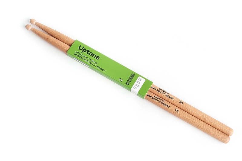 Барабанные палочки UPTONE American High Quality Hickory 5A Natural артикул 275567Si-1